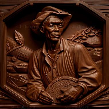 3D model William Aiken Walker American artist (STL)